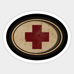 large red cross stickers